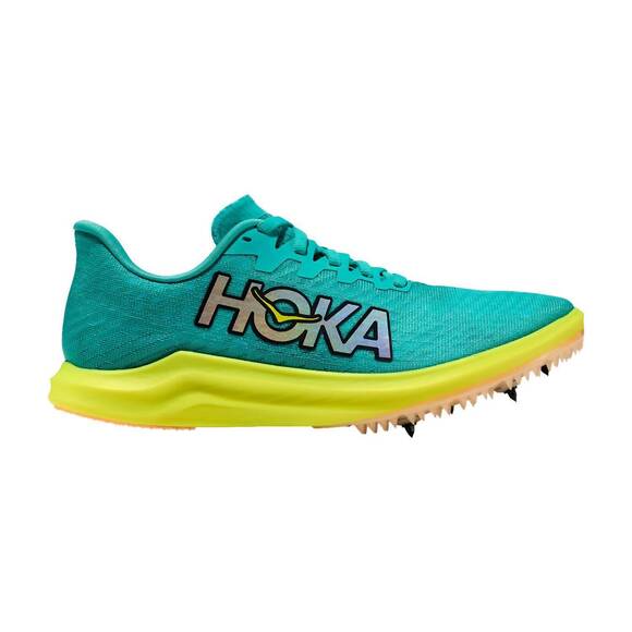NEW HOKA men\'s cielo x 2 ld track racing shoes in ceramic/evening primro